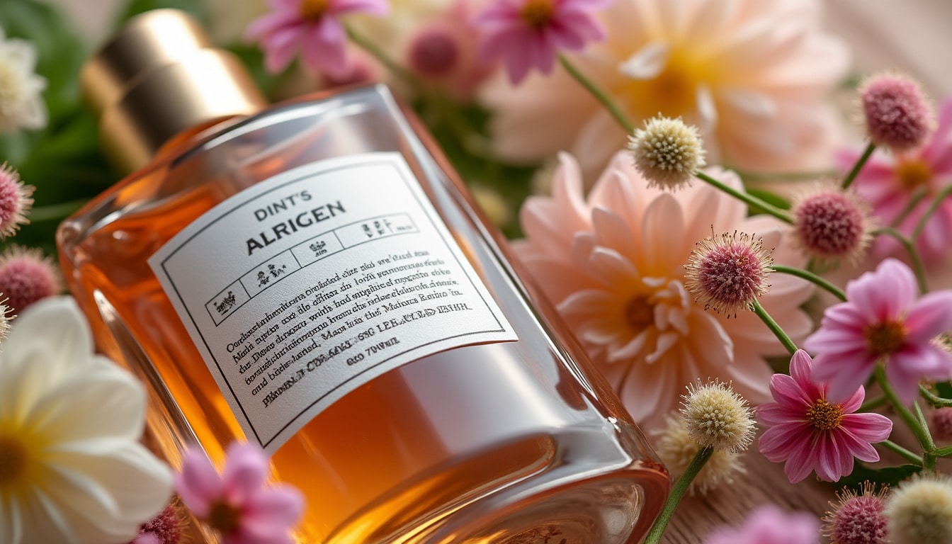 Parfum et allergènes : ce que l&rsquo;étiquette signale